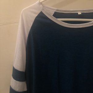 Sports jersey style long sleeve shirt!